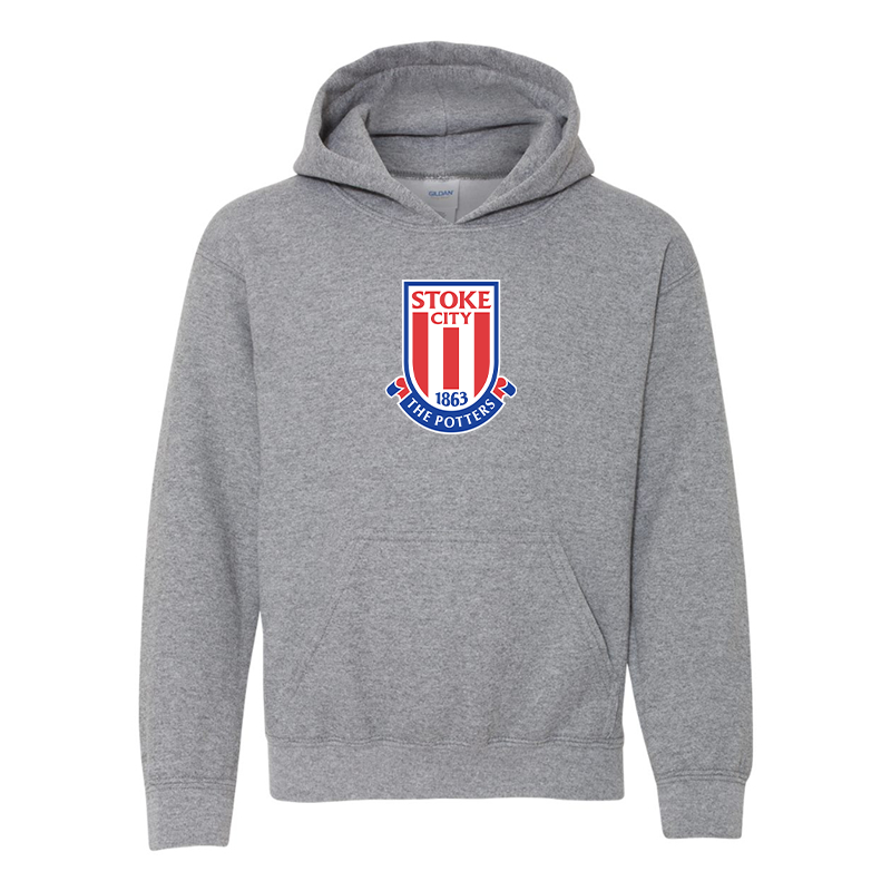 Youth Stoke City Soccer  Gildan Heavy Blend  Hooded Sweatshirt