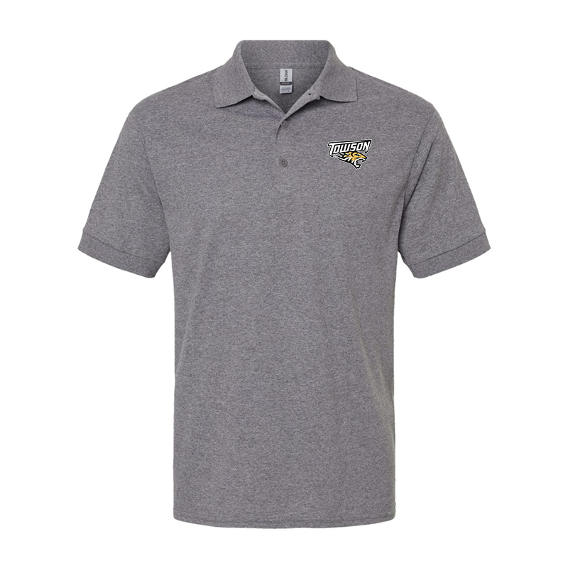 Men's Towson Tigers Gildan Dry Blend Jersey Polo