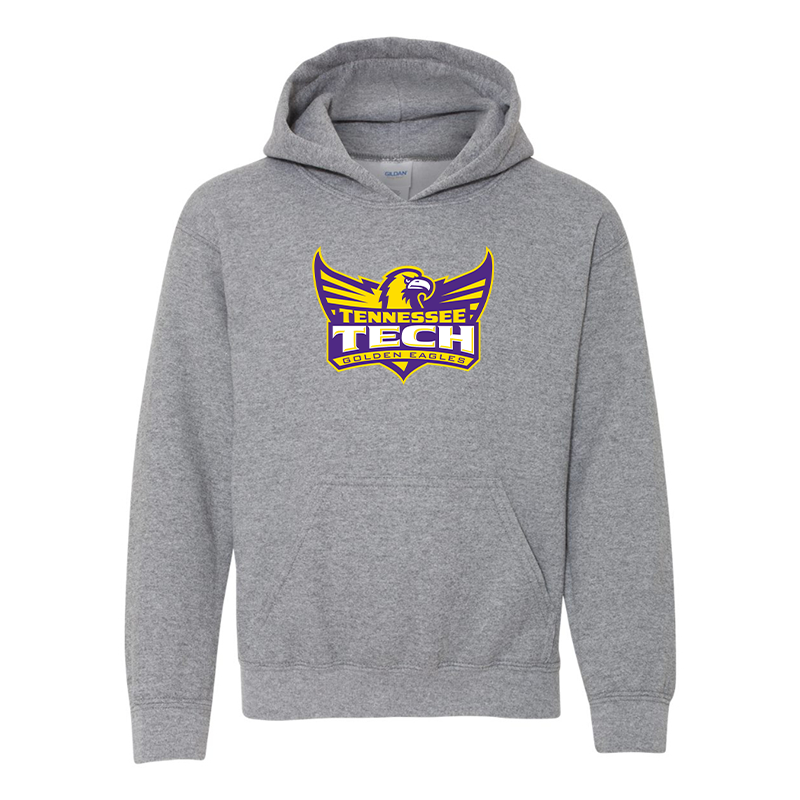 Youth Tennessee Tech Golden Eagles Gildan Heavy Blend  Hooded Sweatshirt