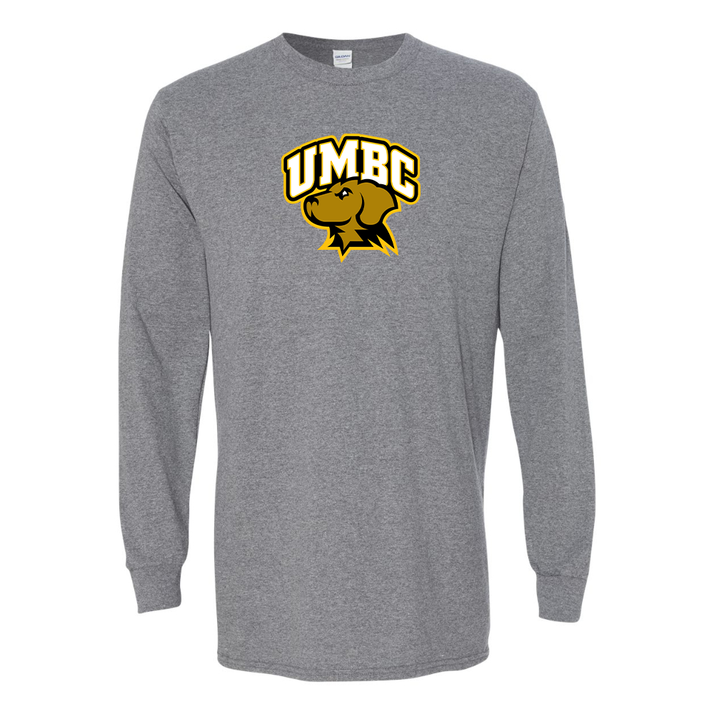 Men's  UMBC Retrievers Gildan Heavy Cotton Long Sleeve T-Shirt