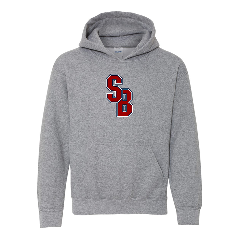 Youth Stony Brook Seawolves Gildan Heavy Blend  Hooded Sweatshirt
