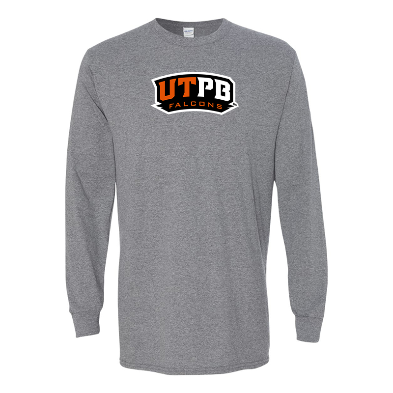 Men's  UTPB Falcons Gildan Heavy Cotton Long Sleeve T-Shirt