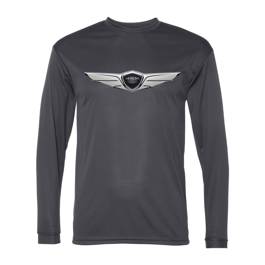 Men's  Genesis Car Polyester Long Sleeve T-Shirt