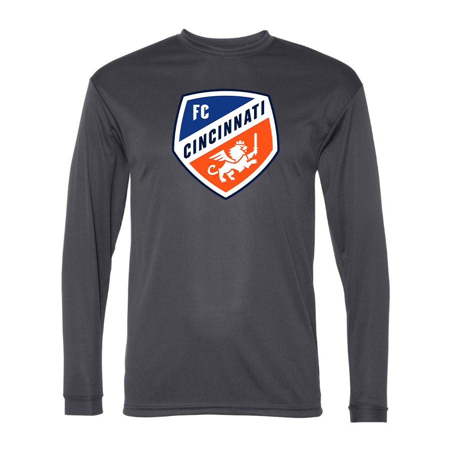 Men's  FC Cincinnati Polyester Long Sleeve T-Shirt