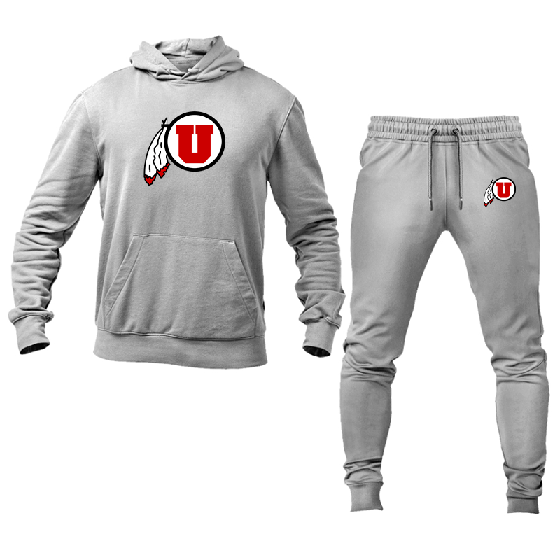 Men's Utah Utes Hoodie Joggers Set