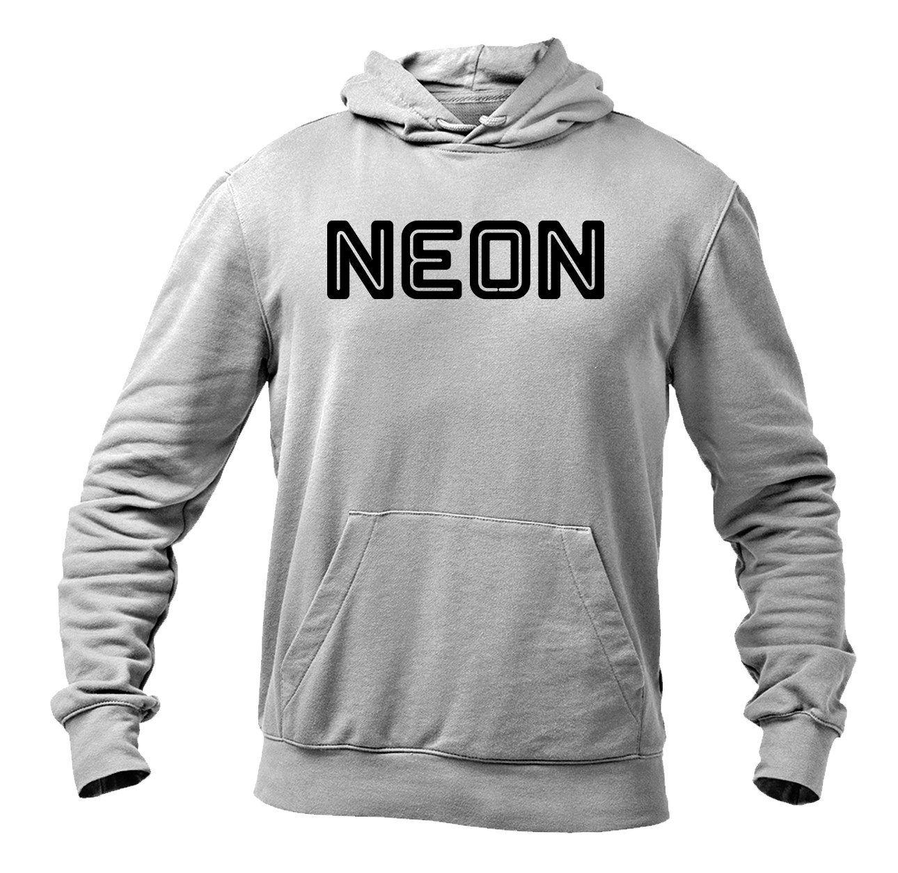 Men's Neon  Logo Pullover Hoodie