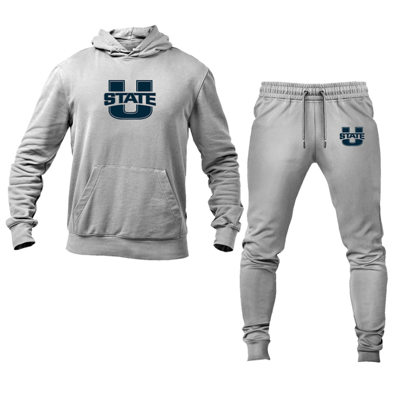 Men's Utah State Aggies Hoodie Joggers Set
