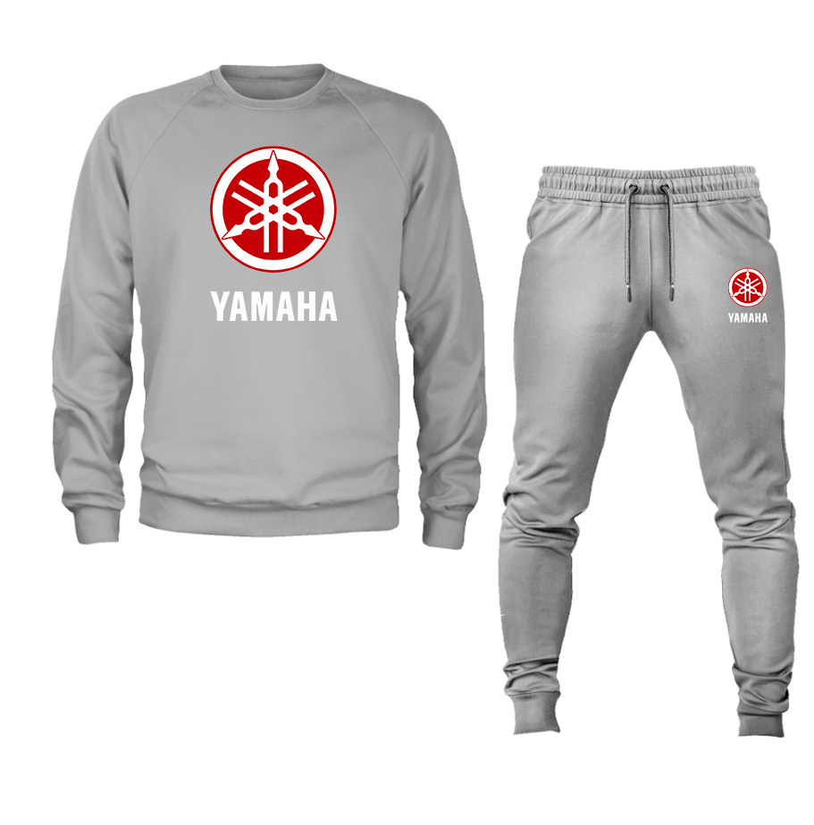 Men's Yamaha Motorcycle Crewneck Sweatshirt Joggers Suit