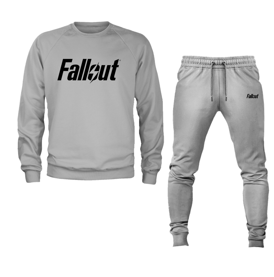 Men's Fallout Crewneck Sweatshirt Joggers Suit
