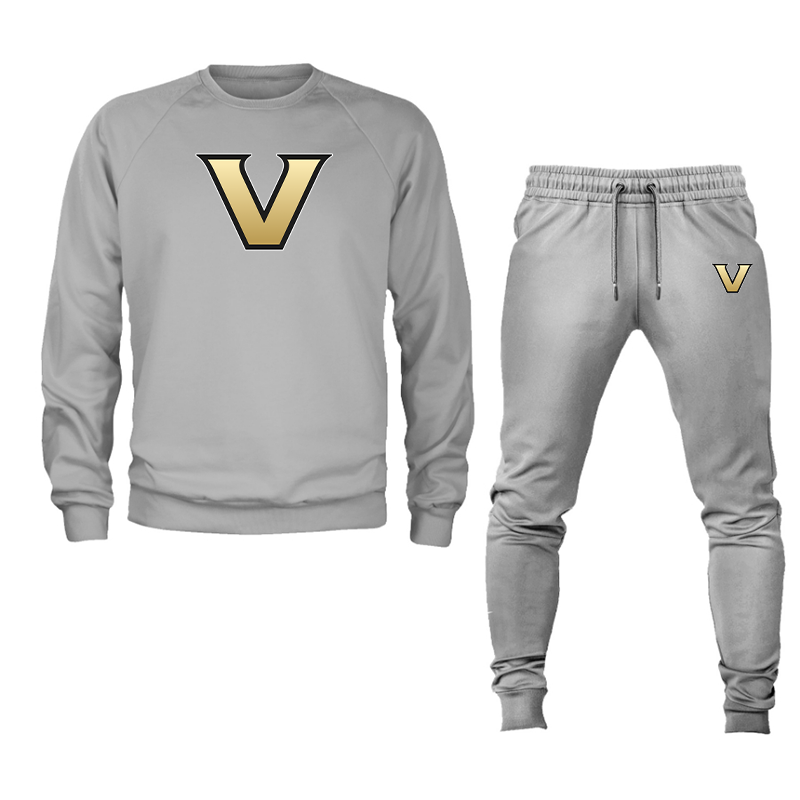 Men's Vanderbilt Commodores Crewneck Sweatshirt Joggers Suit