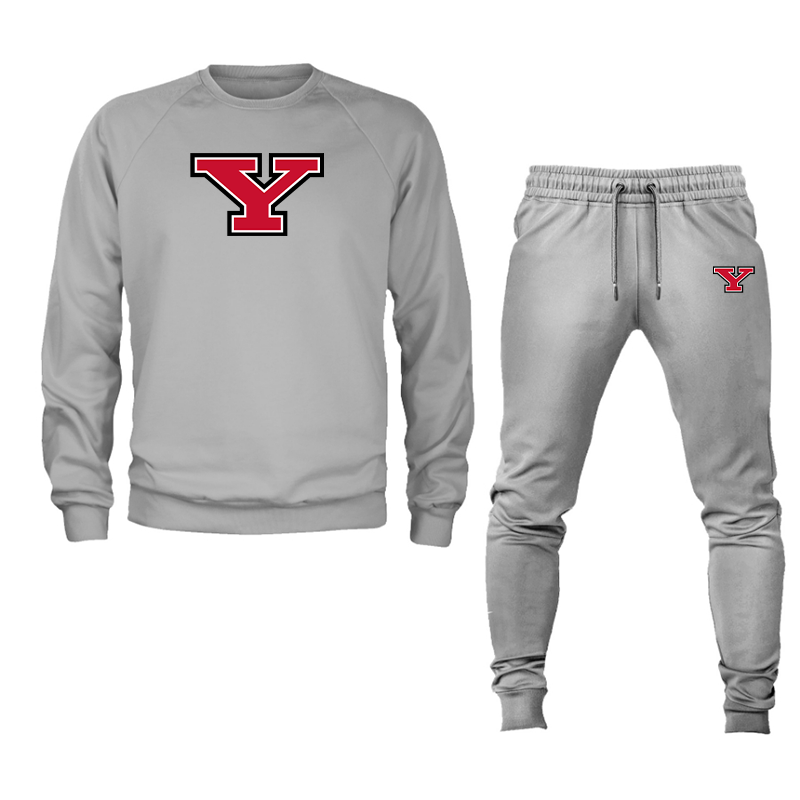 Men's Youngstown State Penguins Crewneck Sweatshirt Joggers Suit