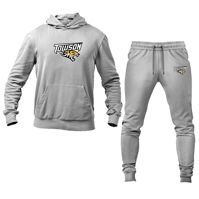Men's Towson Tigers Hoodie Joggers Set