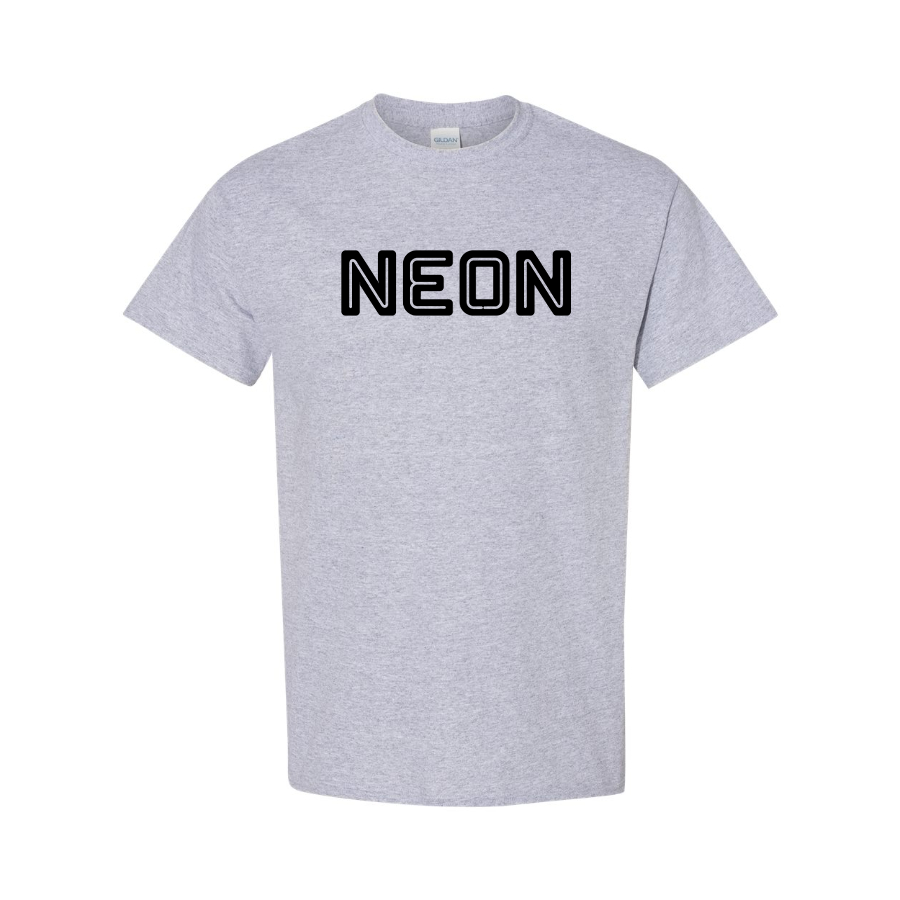 Men's  Neon Logo Cotton T-Shirt