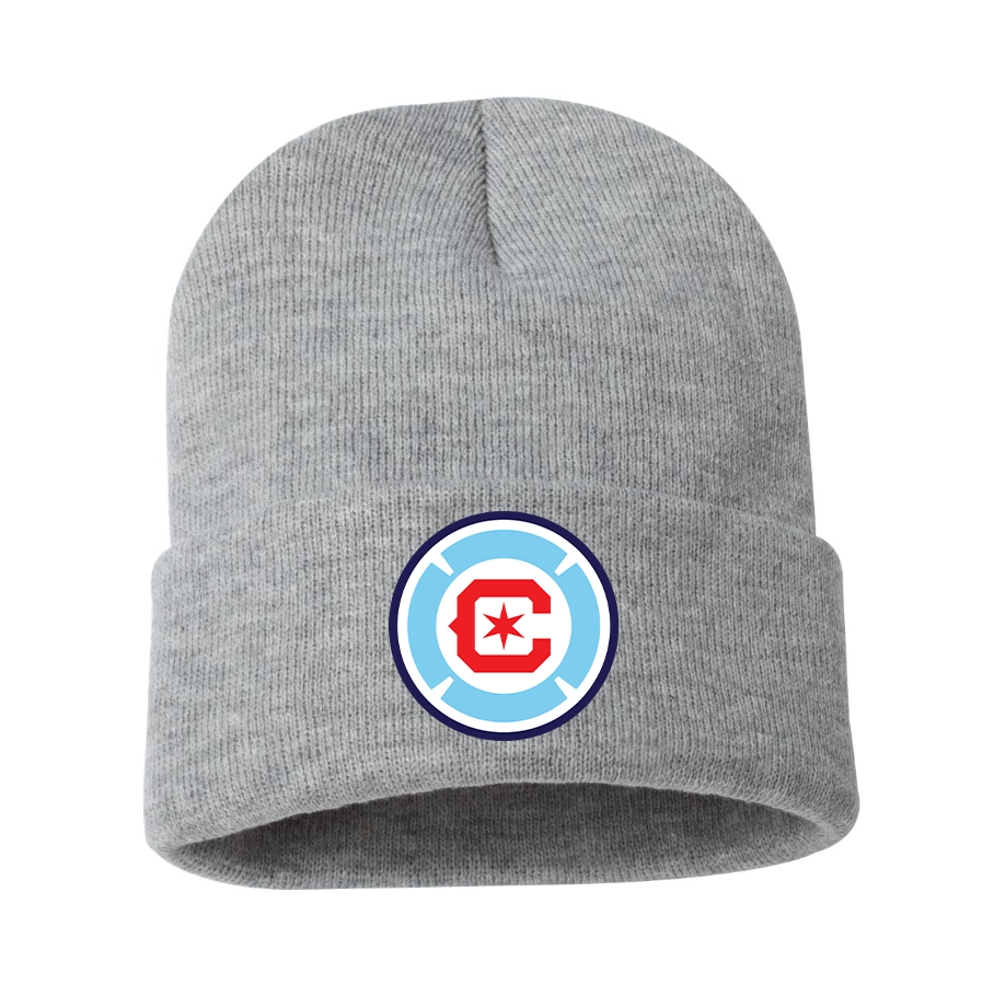 Chicago fire Soccer Beanie Hat