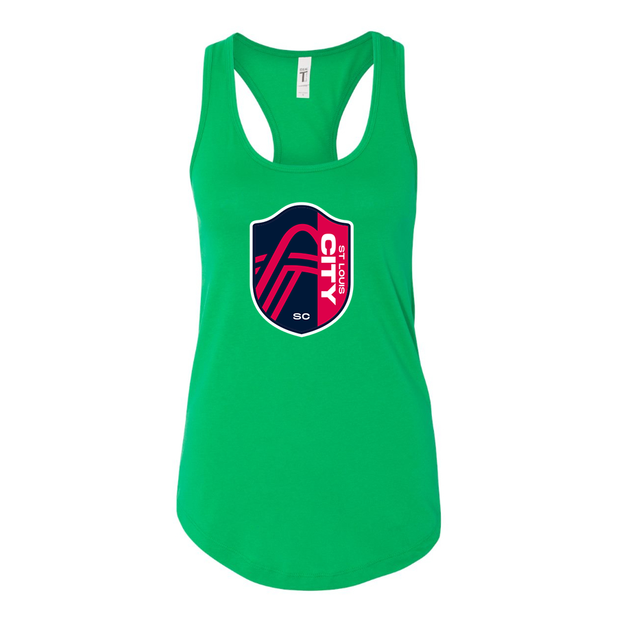 Women' St. Louis City Soccer Racerback Tank Top