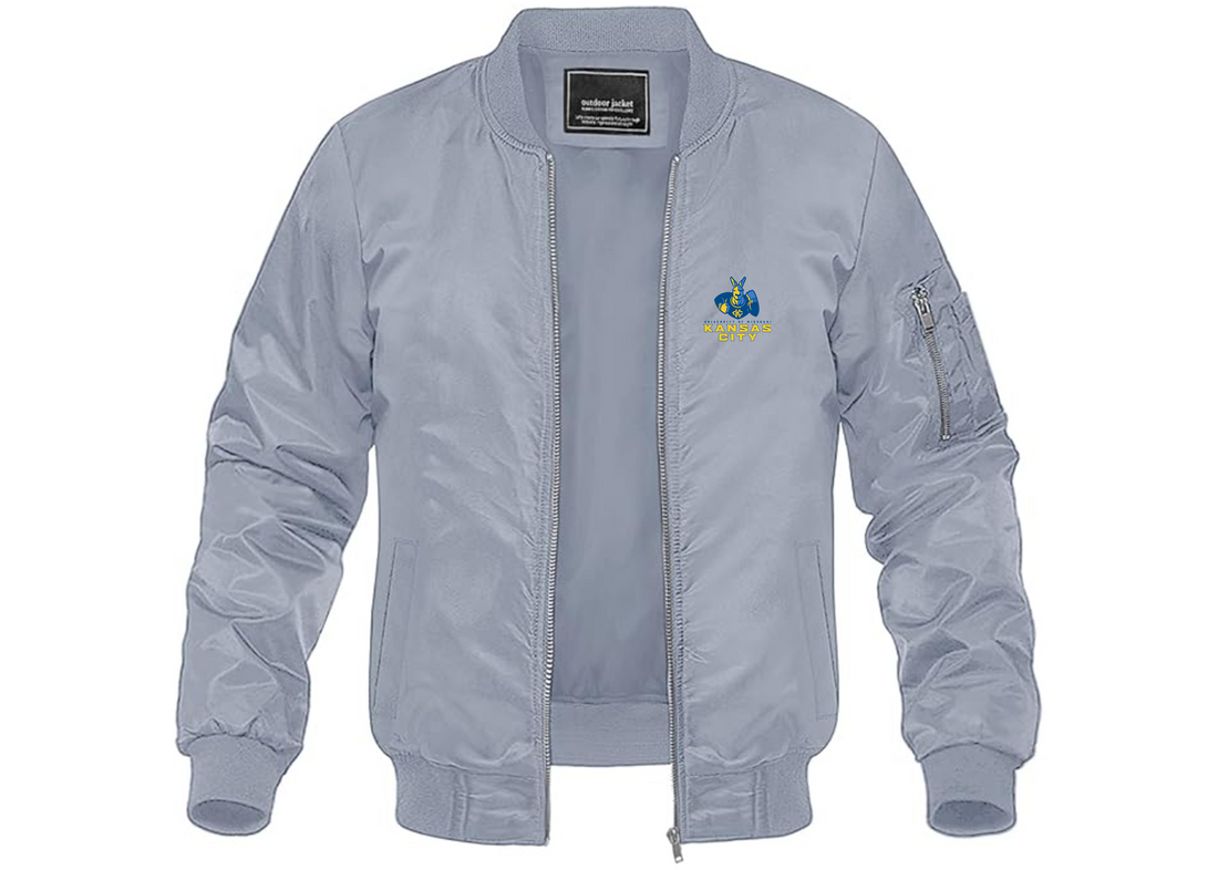 Men's UMKC Kangaroos Lightweight Bomber Windbreaker Jacket