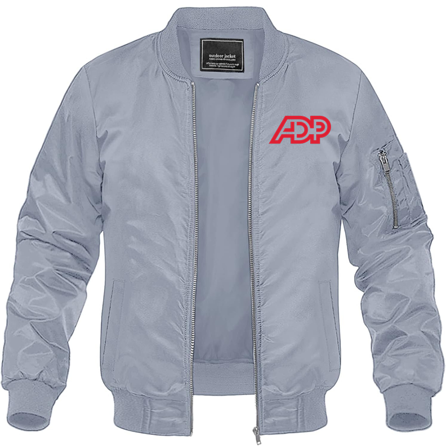 Men's ADP  Lightweight Bomber Jacket Windbreaker Softshell Varsity Jacket Coat