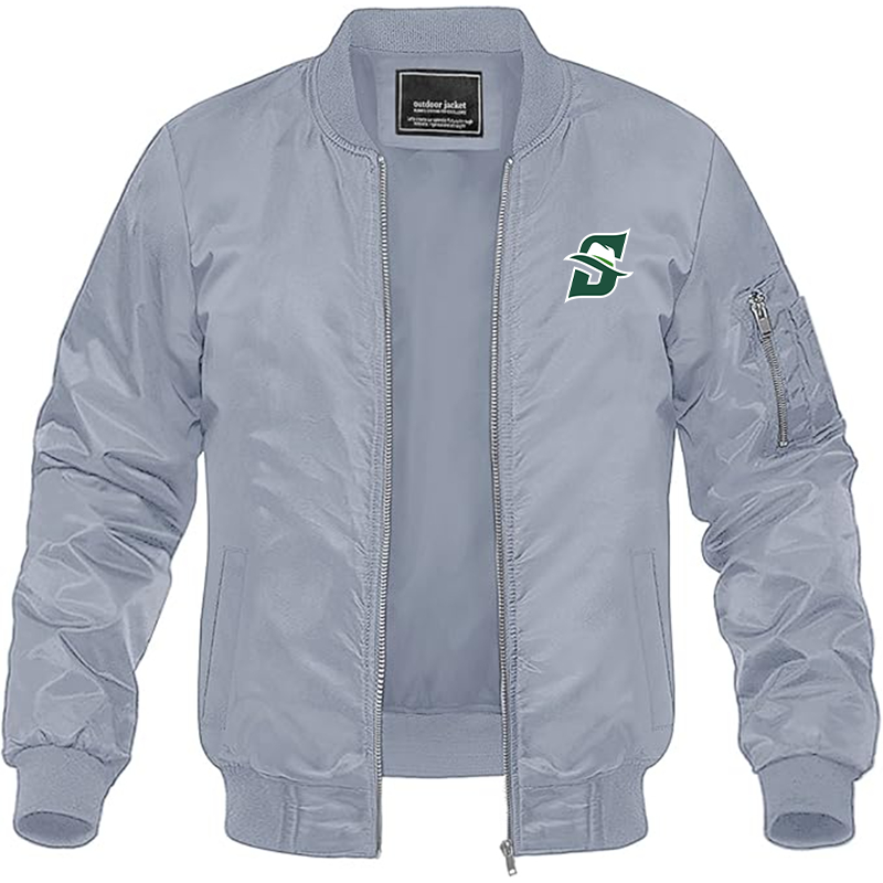 Men's  Stetson Hatters Lightweight Bomber Jacket Windbreaker Softshell Varsity Jacket Coat