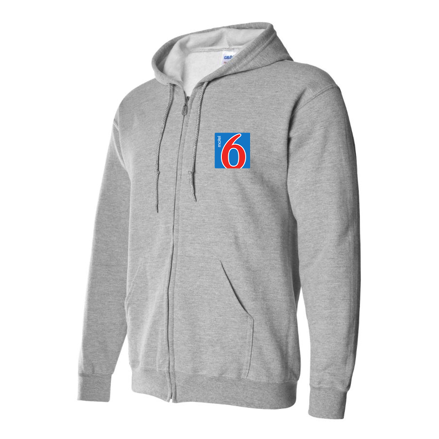 Men's Motel 6 Zipper Hoodie