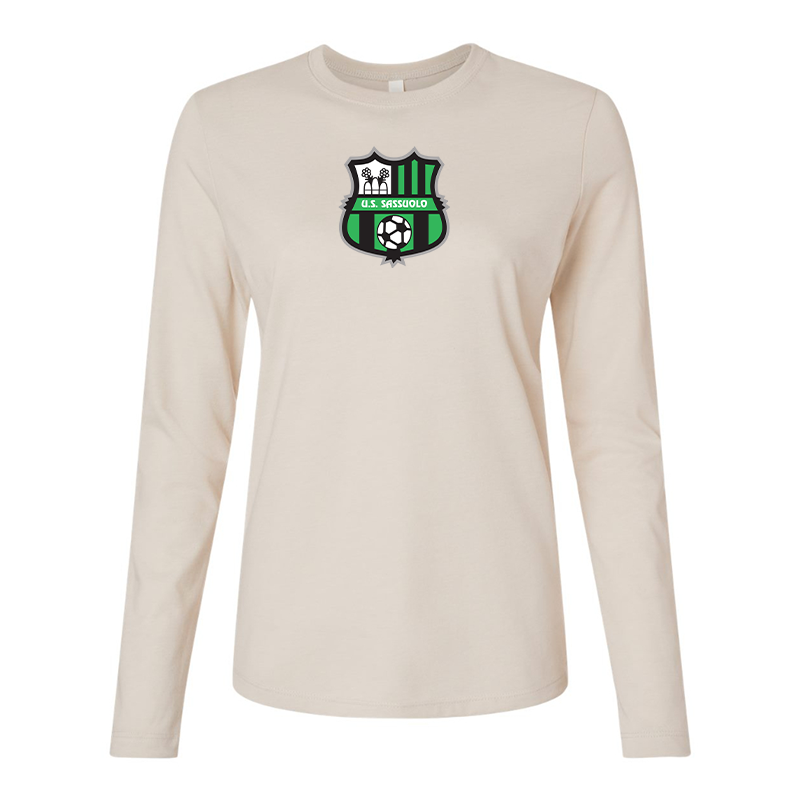 BELLA CANVAS Women’s U.S. Sassuolo Soccer  Jersey Long Sleeve Tee