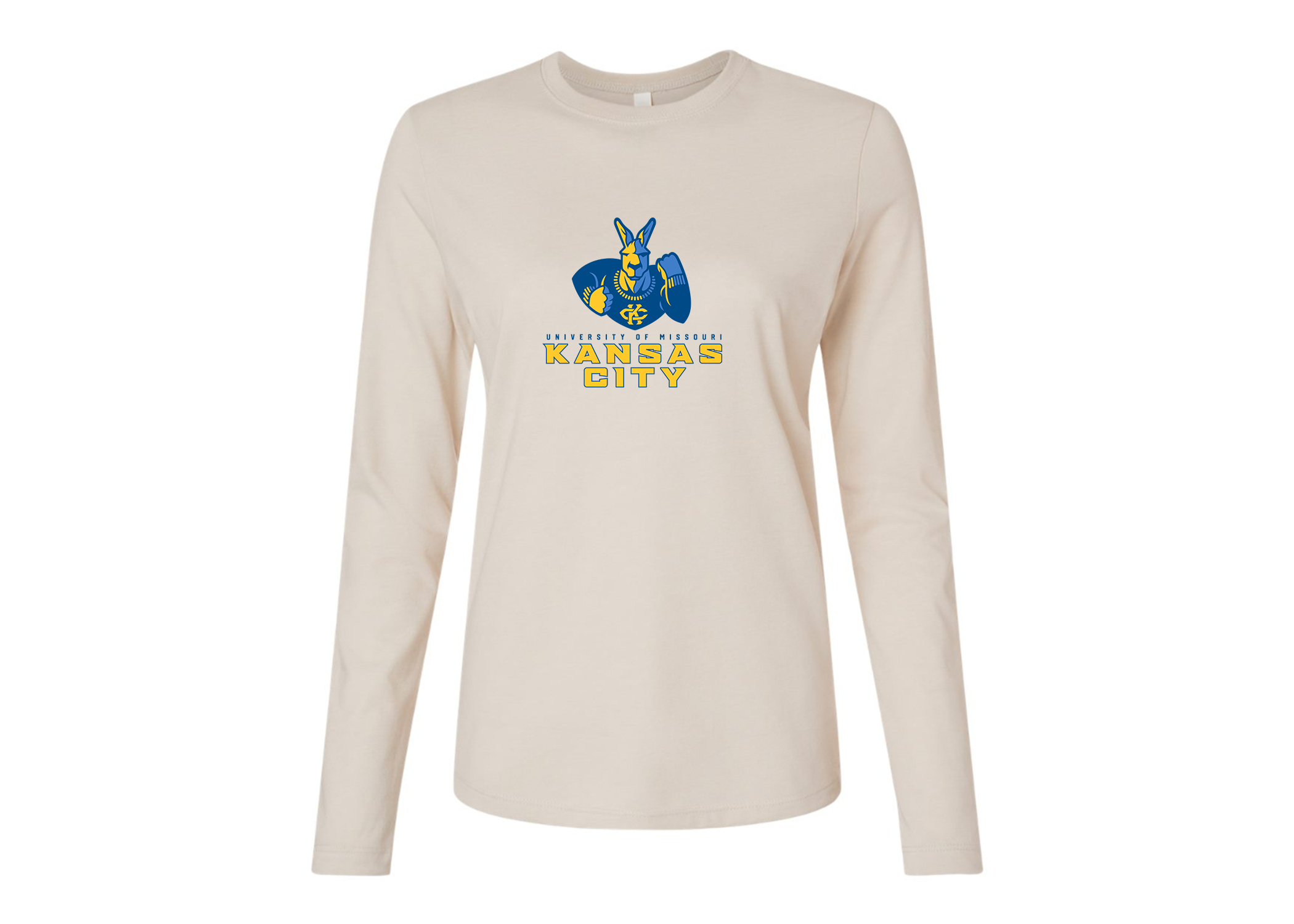 Bella Canvas Women’s UMKC Kangaroos Jersey Long Sleeve Tee