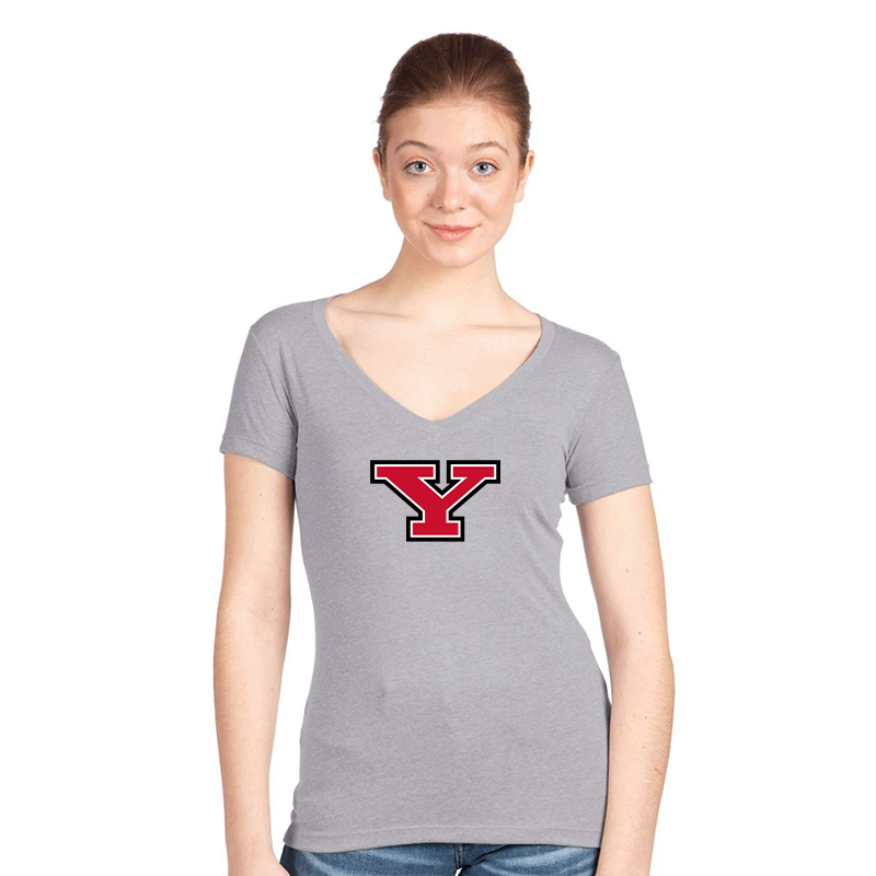 Women's Youngstown State Penguins Next Level V-Neck T-Shirt