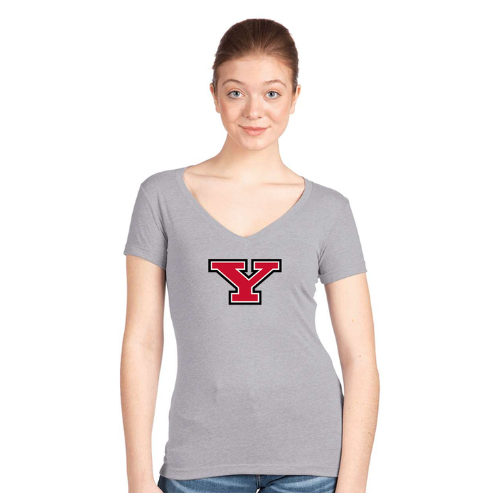 Women's Youngstown State Penguins Next Level V-Neck T-Shirt