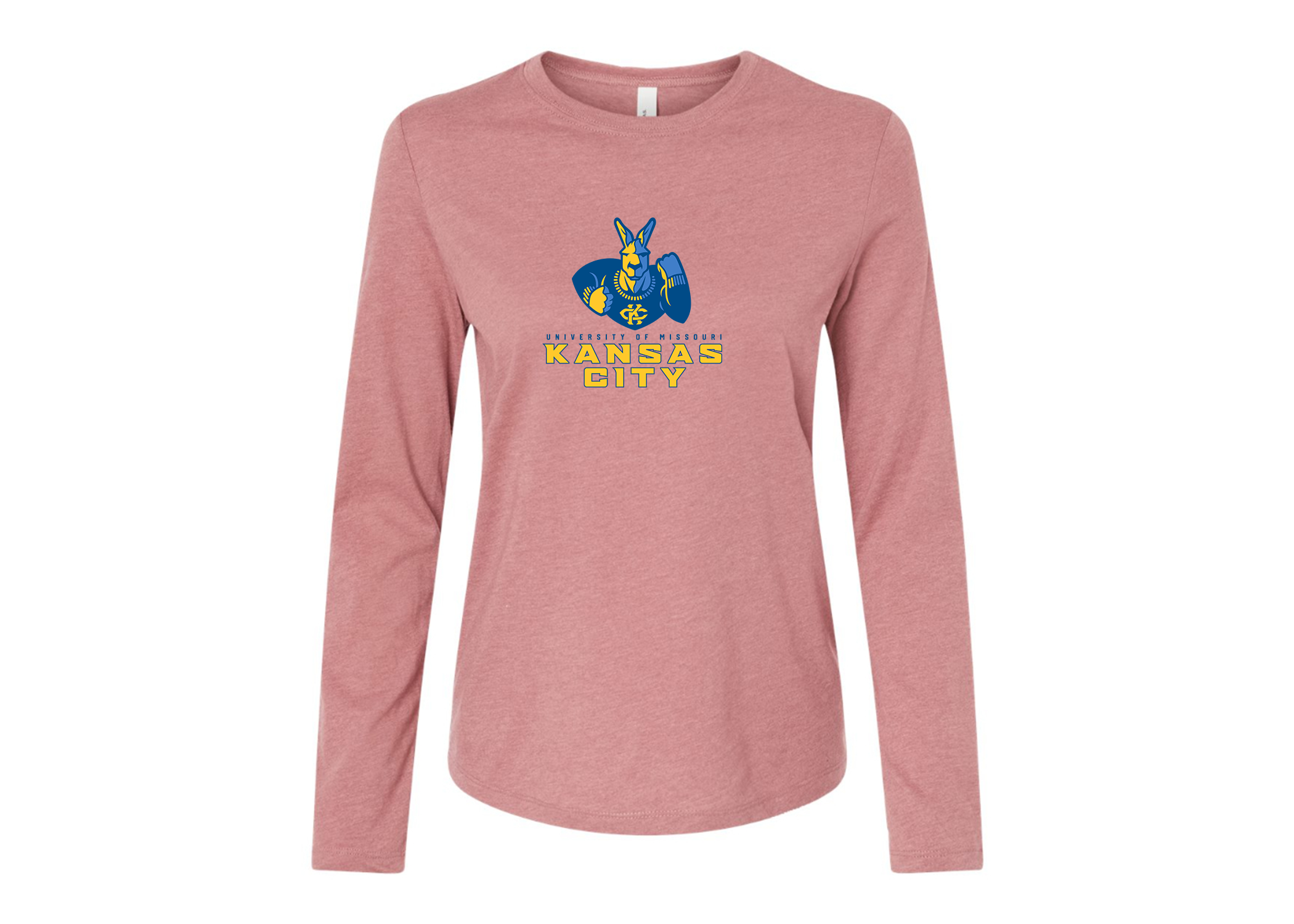 Bella Canvas Women’s UMKC Kangaroos Jersey Long Sleeve Tee
