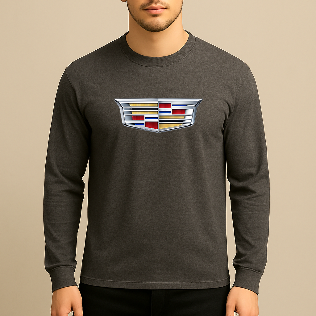 Men’s Cadillac Car Long Sleeve T-Shirt