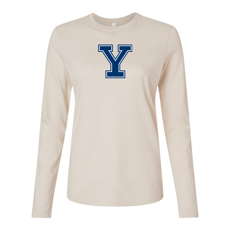 BELLA CANVAS Women’s Yale Bulldogs Jersey Long Sleeve Tee