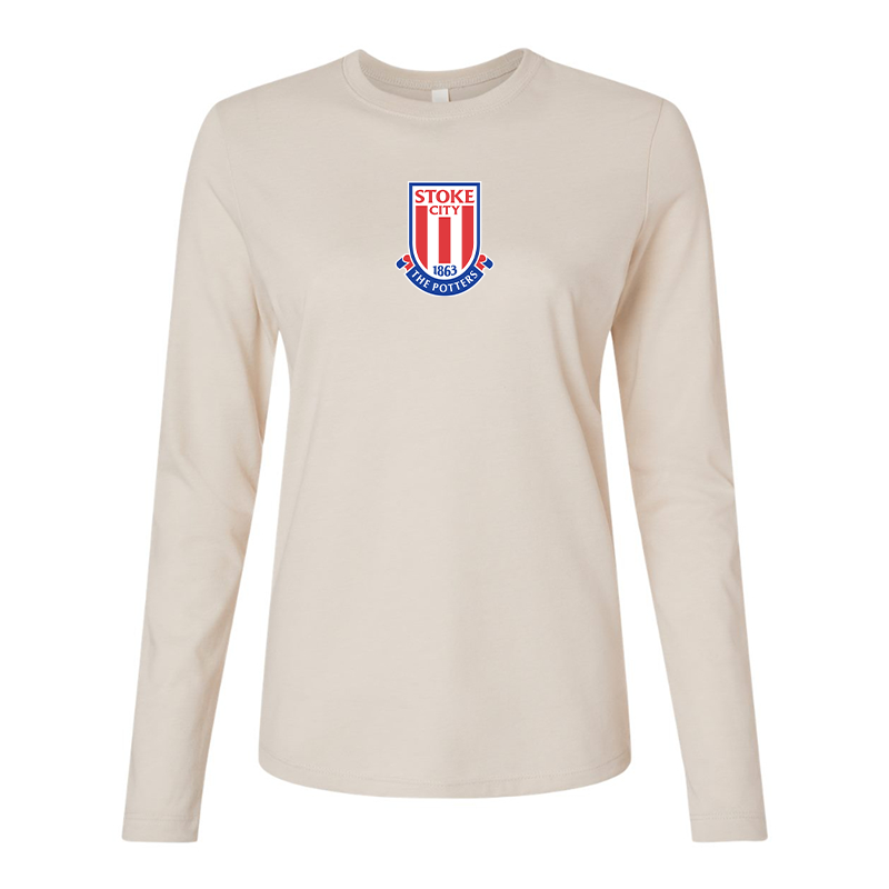 BELLA CANVAS Women’s Stoke City Soccer Jersey Long Sleeve Tee