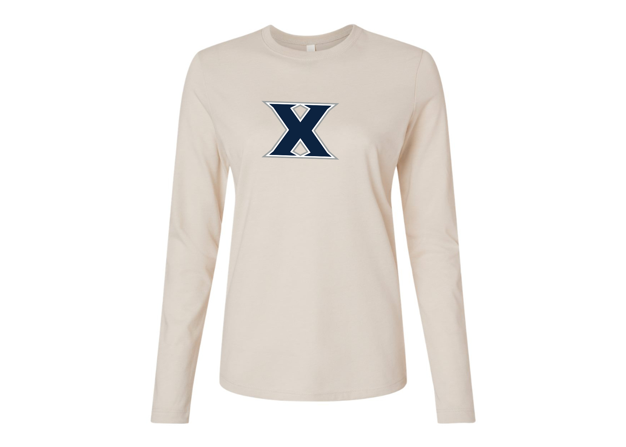 BELLA CANVAS Women’s Xavier Musketeers Jersey Long Sleeve Tee