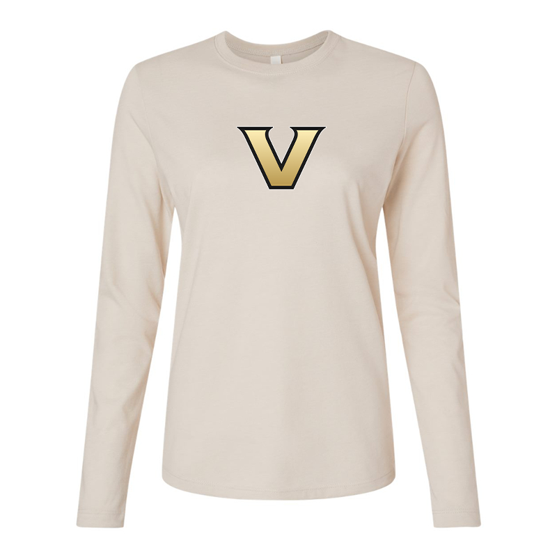 BELLA CANVAS Women’s  Vanderbilt Commodores  Jersey Long Sleeve Tee
