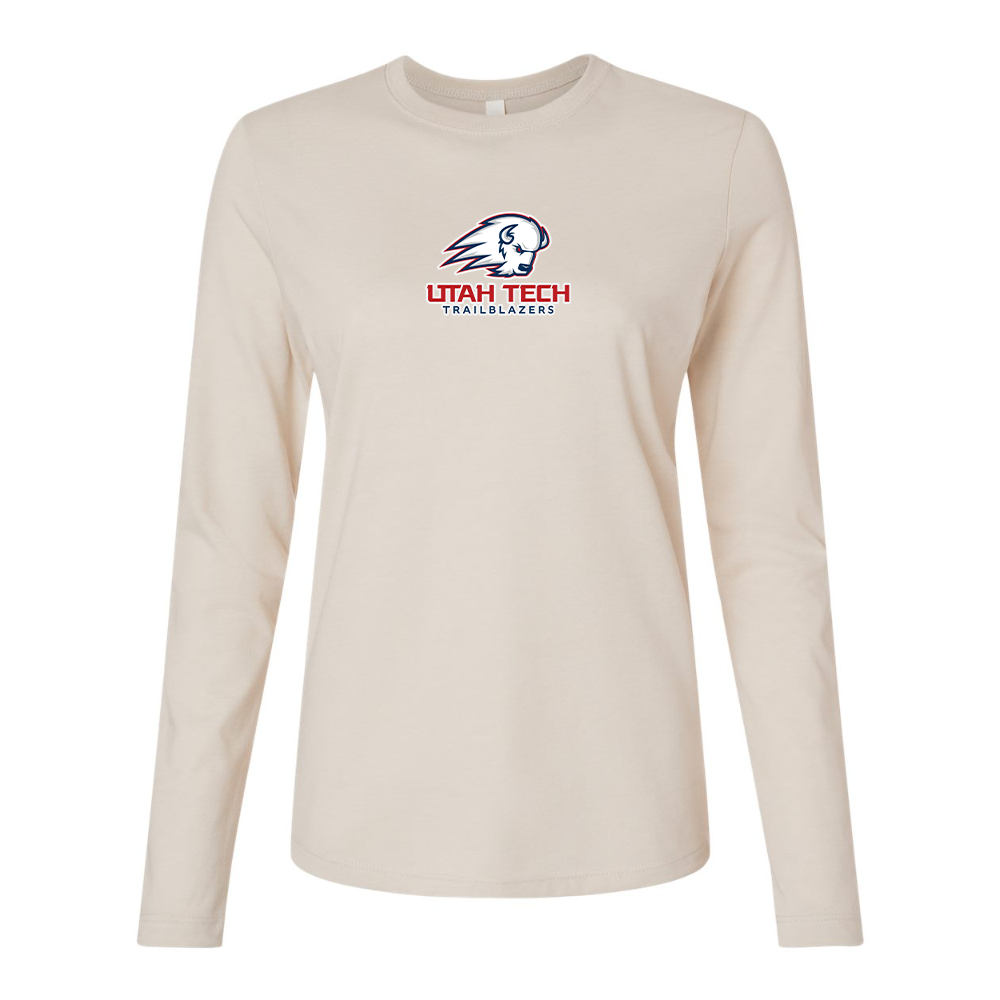 BELLA CANVAS Women’s Utah Tech Trailblazers Jersey Long Sleeve Tee
