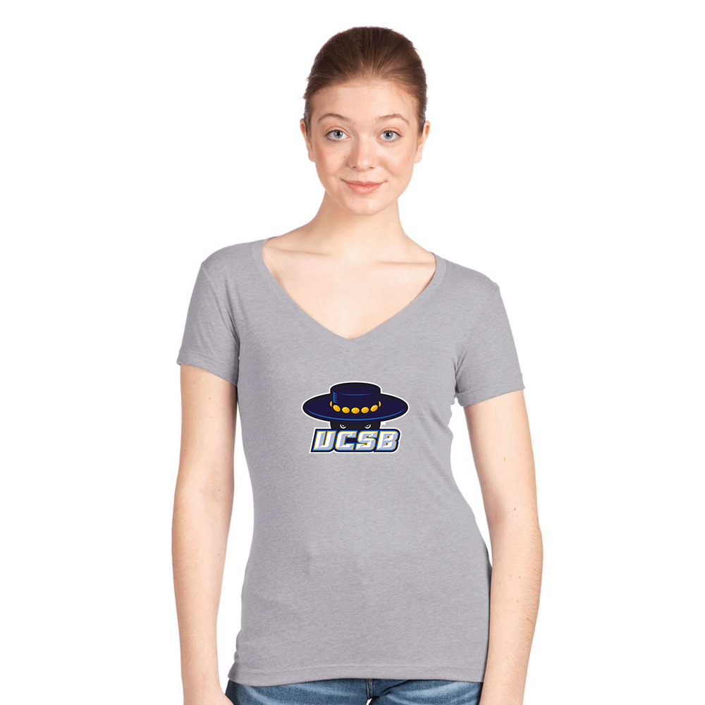 Women's UCSB Gauchos  Next Level V-Neck T-Shirt