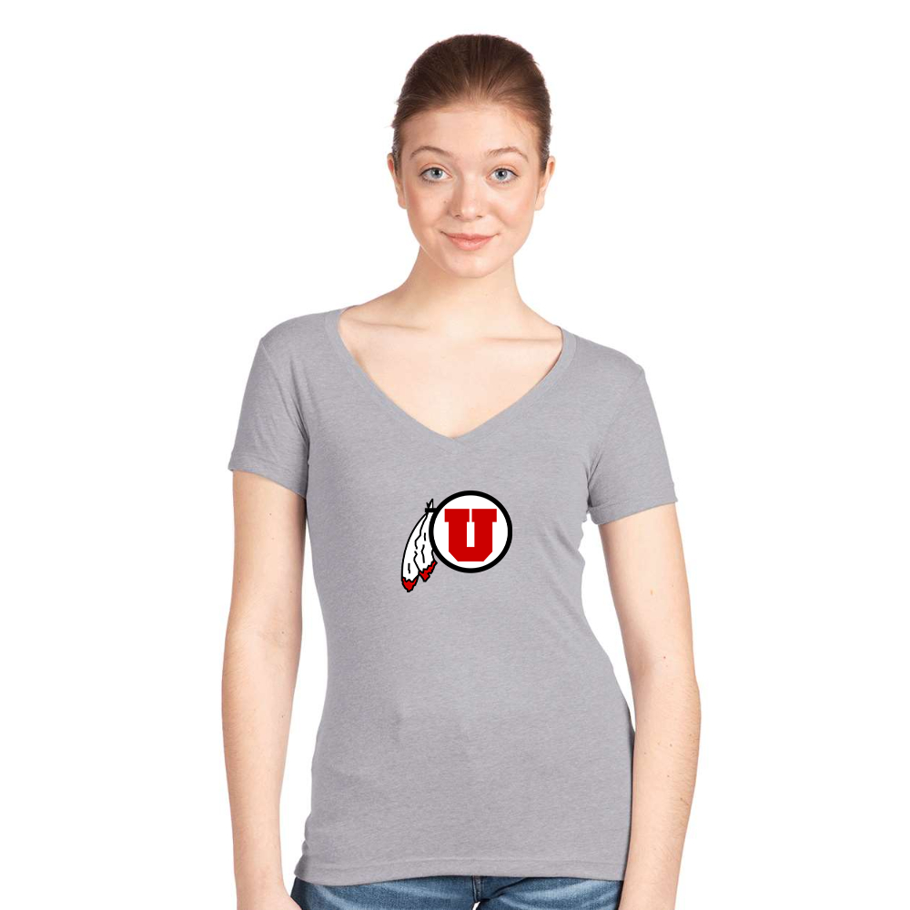 Women's Utah Utes Next Level V-Neck T-Shirt