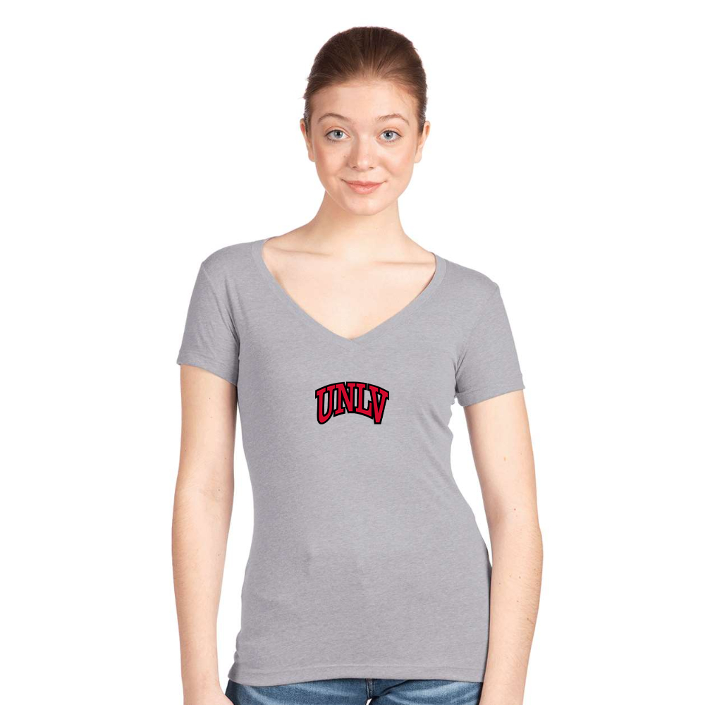 Women's UNLV Rebels  Next Level V-Neck T-Shirt
