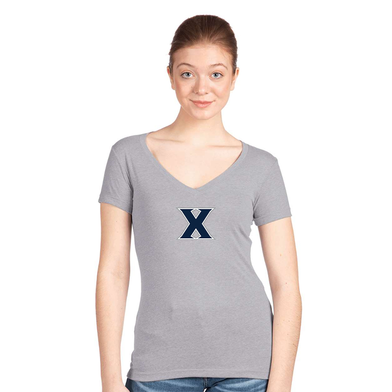 Women's Xavier Musketeers Next Level V-Neck T-Shirt