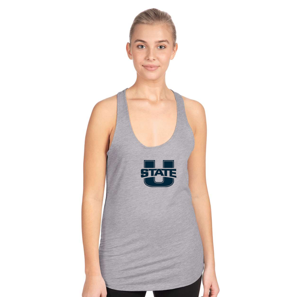 Women's Utah State Aggies   Next Level Ideal Racerback Tank