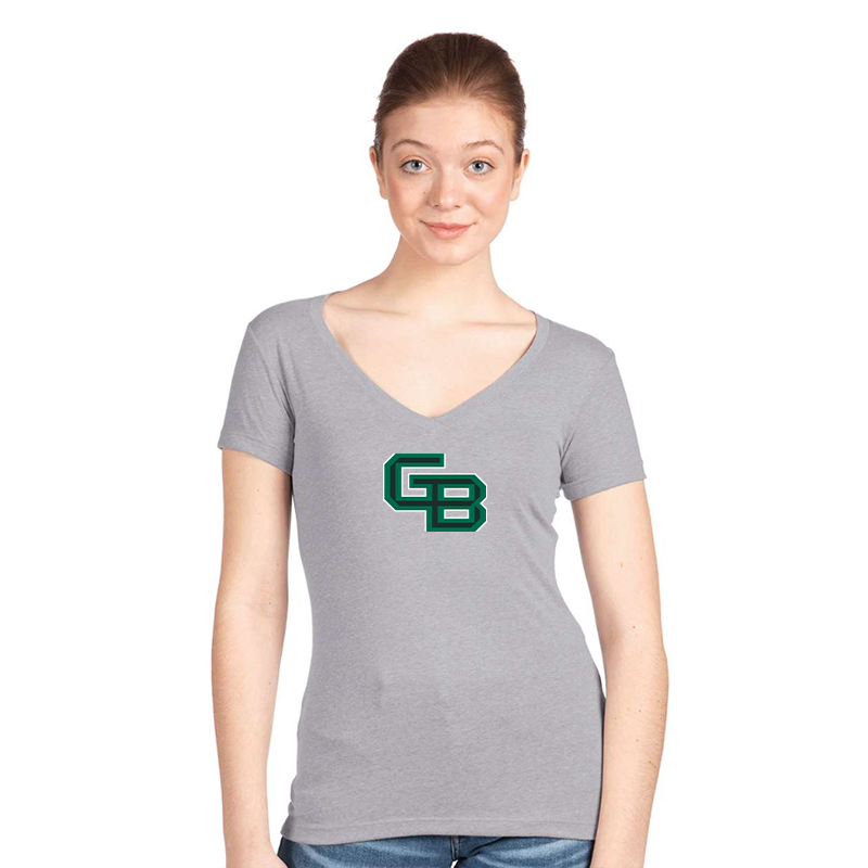 Women's  Wisconsin Green Bay Phoenix  Next Level V-Neck T-Shirt