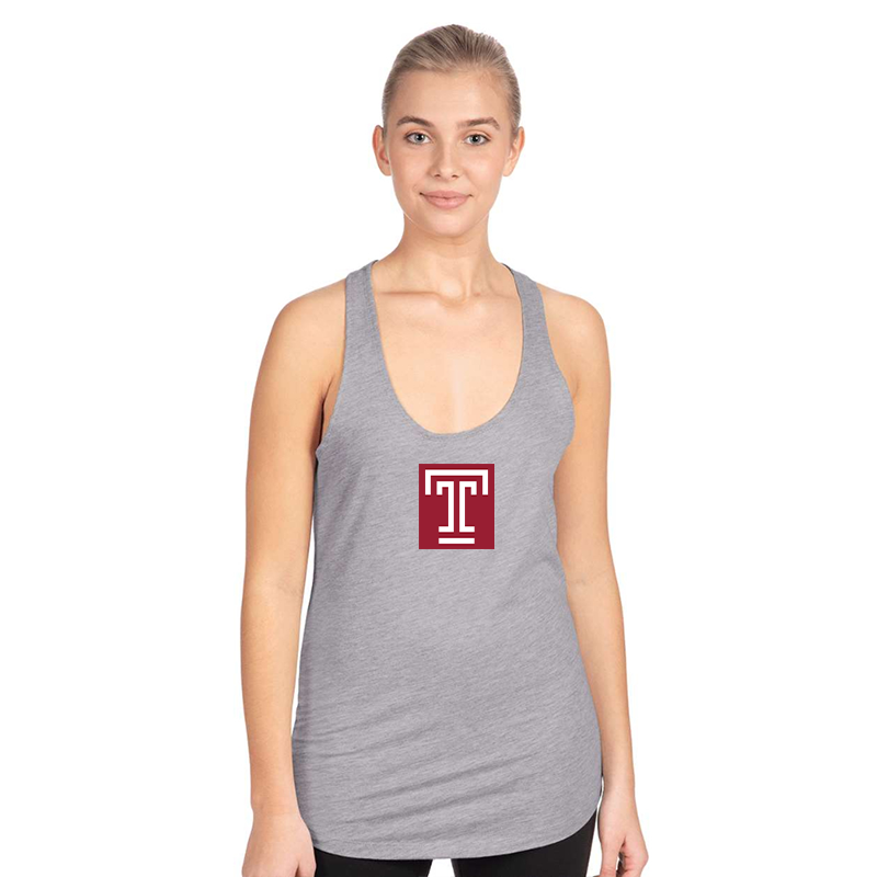 Women's Temple Owls Next Level Ideal Racerback Tank