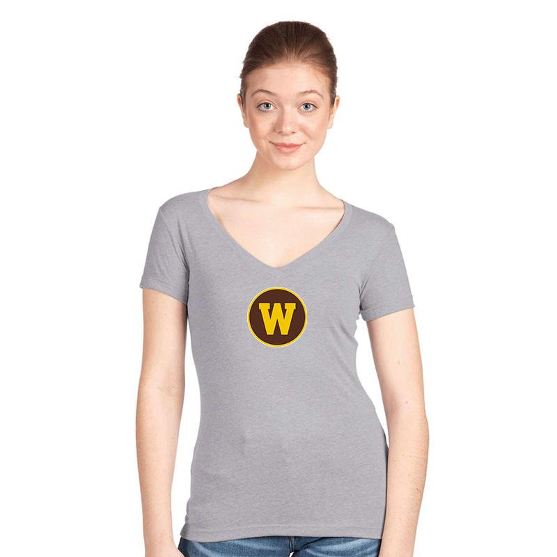 Women's Western Michigan Broncos Next Level V-Neck T-Shirt