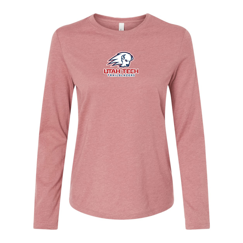 BELLA CANVAS Women’s Utah Tech Trailblazers Jersey Long Sleeve Tee