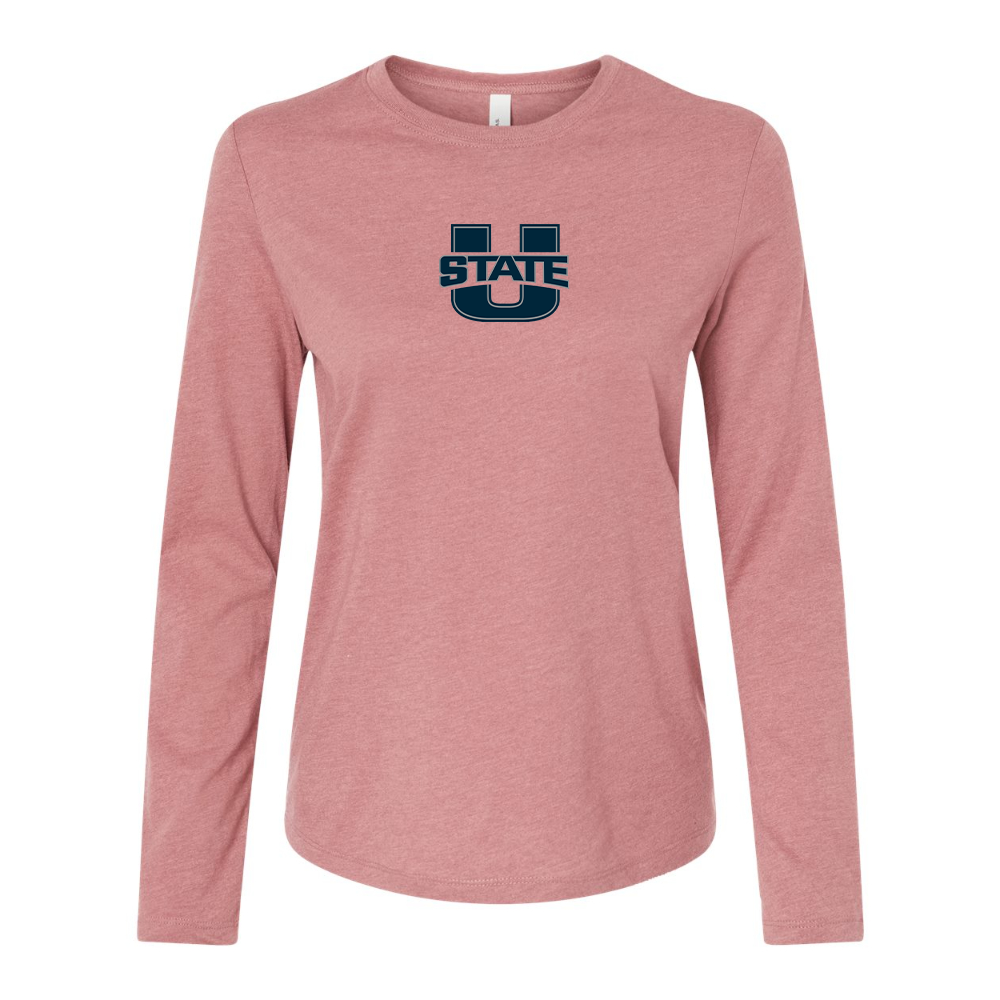 BELLA CANVAS Women’s  Utah State Aggies Jersey Long Sleeve Tee