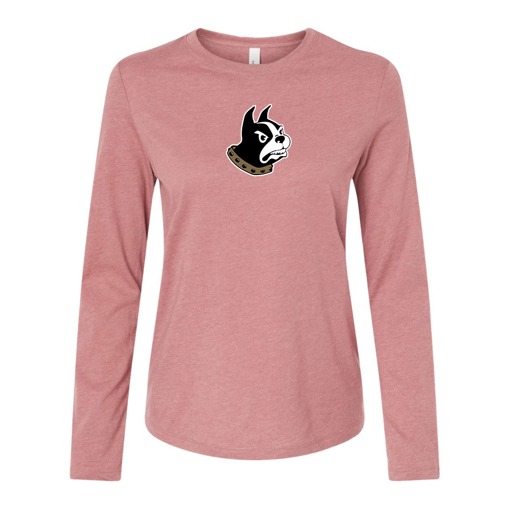 BELLA CANVAS Women’s Wofford Terriers  Jersey Long Sleeve Tee