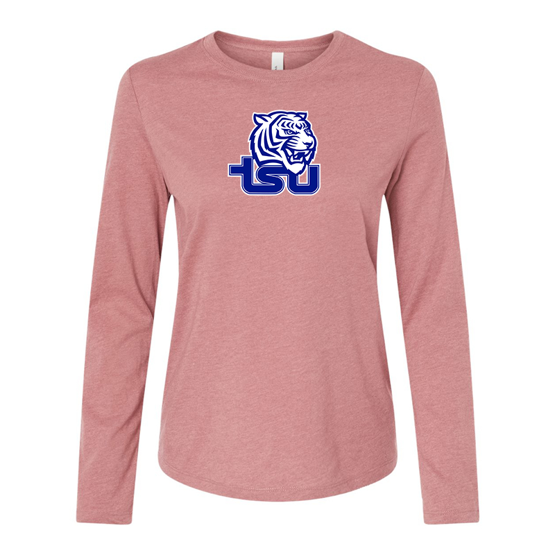 BELLA CANVAS Women’s Tennessee State Tigers Jersey Long Sleeve Tee