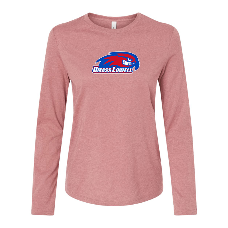 BELLA CANVAS Women’s UMass Lowell River Hawks Jersey Long Sleeve Tee
