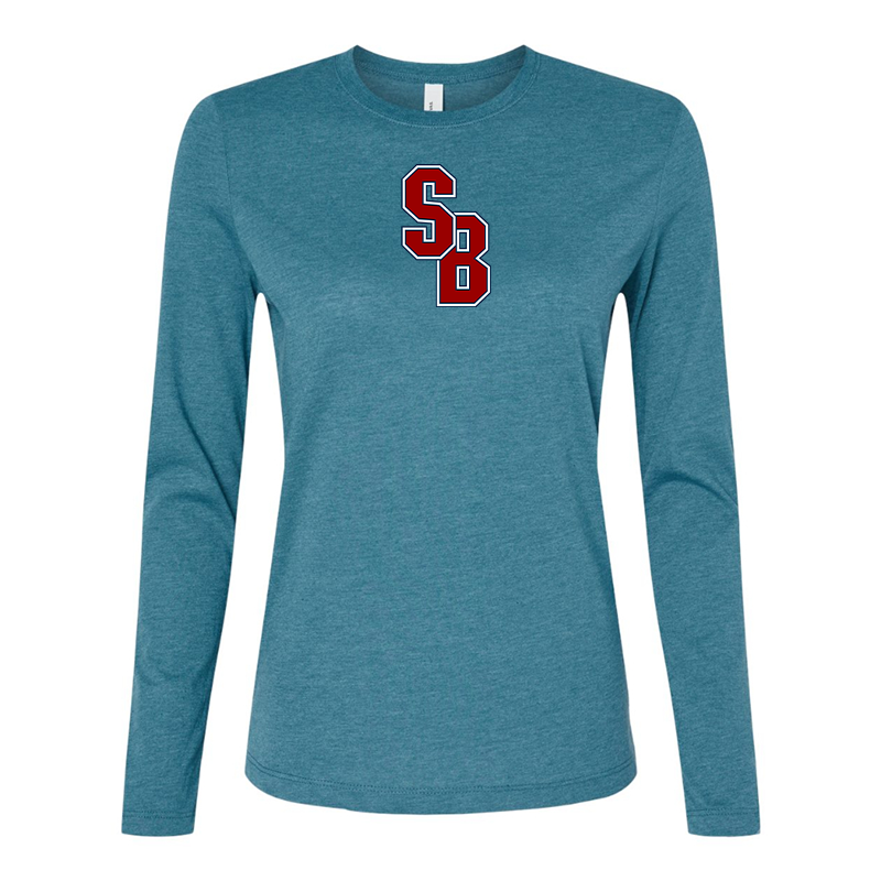 BELLA CANVAS Women’s Stony Brook Seawolves Jersey Long Sleeve Tee
