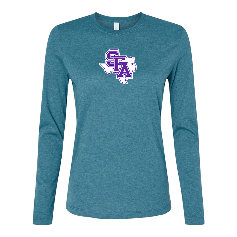 BELLA CANVAS Women’s Stephen F. Austin Lumberjacks Jersey Long Sleeve Tee