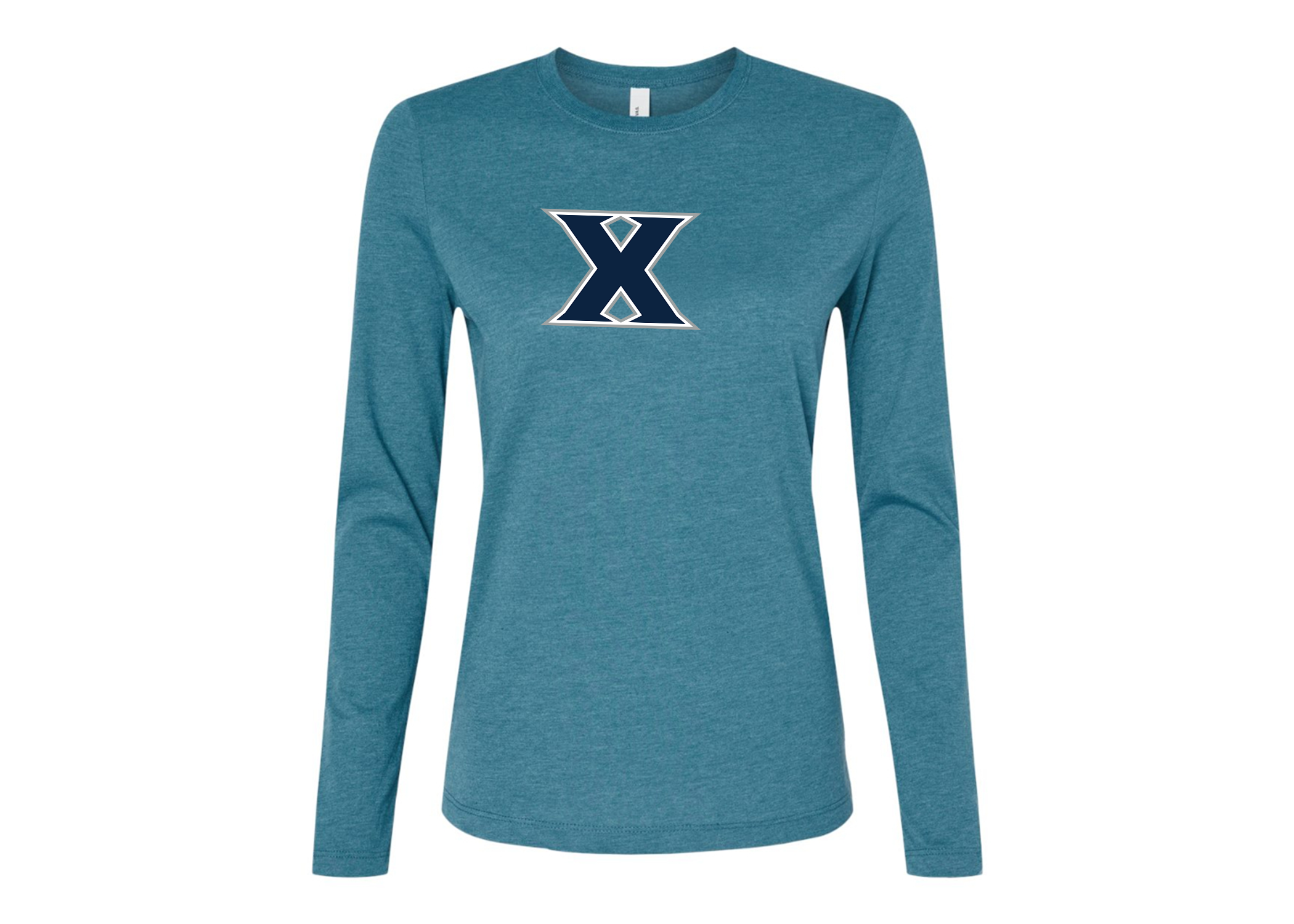 BELLA CANVAS Women’s Xavier Musketeers Jersey Long Sleeve Tee